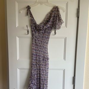 Elegant silk Diane Von Furstenburg Sheer Dress